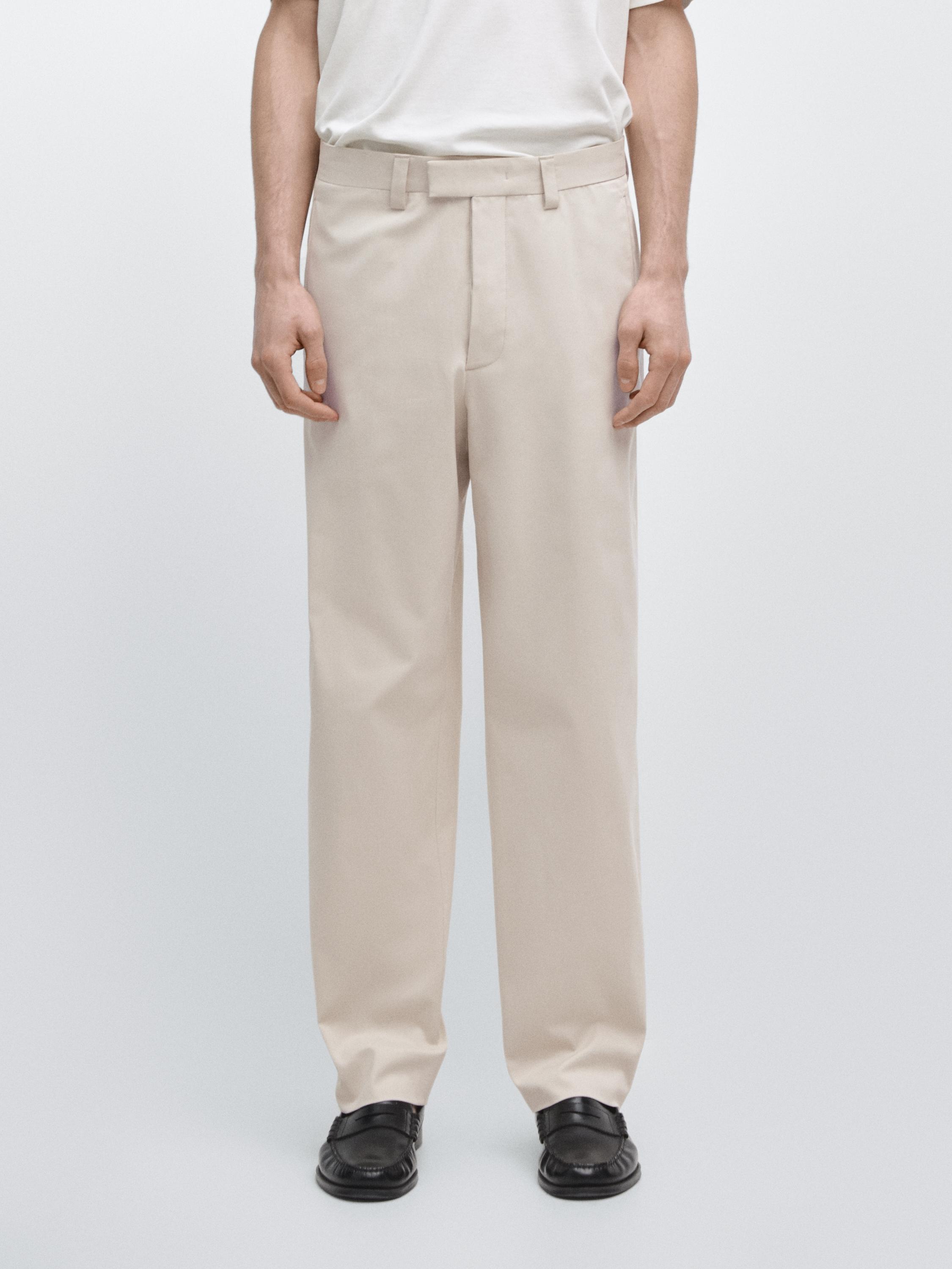 Pantalon barrel fit tailoring